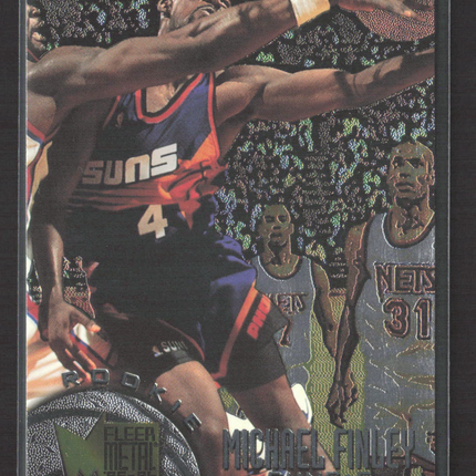1996 Fleer Metal Michael Finley #180
