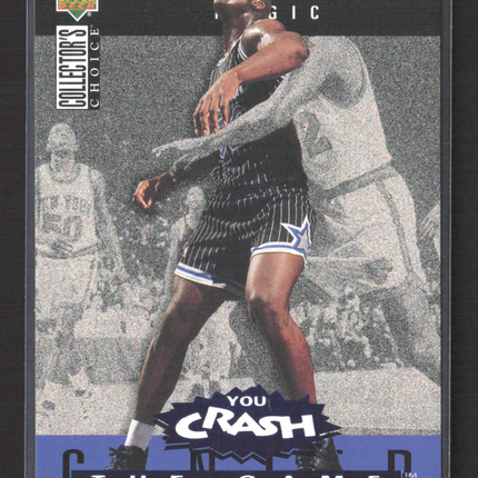 1994 Upper Deck Collector's Choice Crash the Game Shaquille O'Neal #R10 Silver