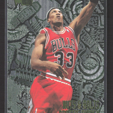 1996 Fleer Metal Nuts & Bolts Scottie Pippen #216