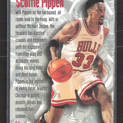1996 Fleer Metal Nuts & Bolts Scottie Pippen #216