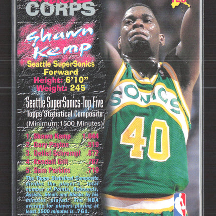 1995 Topps Extreme Corps Shawn Kemp #125