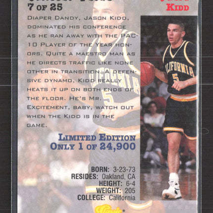 1994 Classic Classic Picks Jason Kidd #7 of 25 /24900