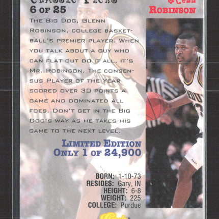1994 Classic Classic Picks Glenn Robinson #6