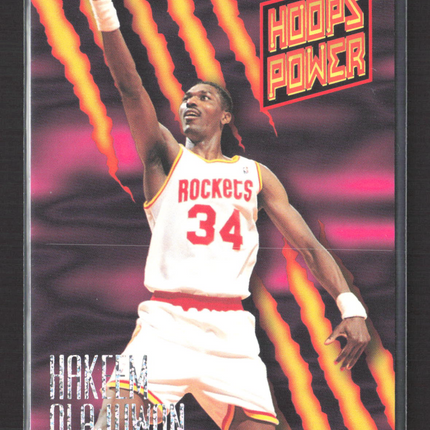 1995 SkyBox NBA Hoops Hoops Power Hakeem Olajuwon #HP20