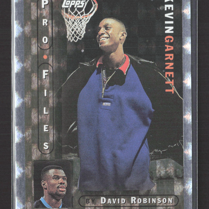 1996 Topps ProFiles David Robinson Kevin Garnett #PF-15