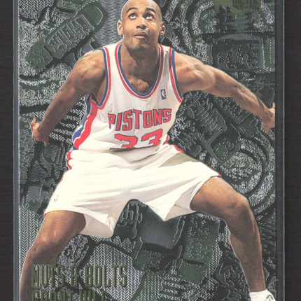 1996 Fleer Metal Grant Hill #210 Nuts & Bolts