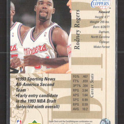 1995 Upper Deck Special Edition Rodney Rogers #SE125