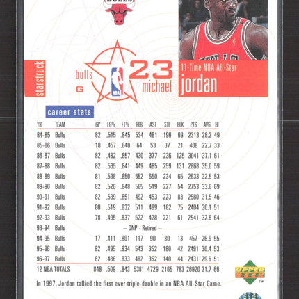 1997 Upper Deck UD3 Starstruck Michael Jordan #S23
