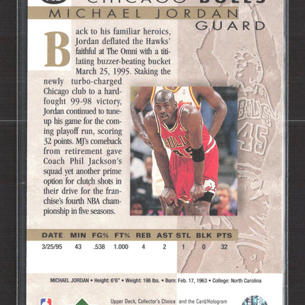 1995 Upper Deck Collector's Choice Michael Jordan #M2