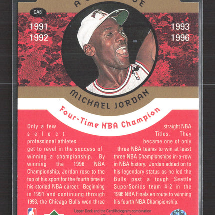 1996 Upper Deck A Cut Above Michael Jordan #CA8