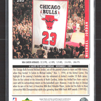 1994 Upper Deck Collector's Choice Michael Jordan #240