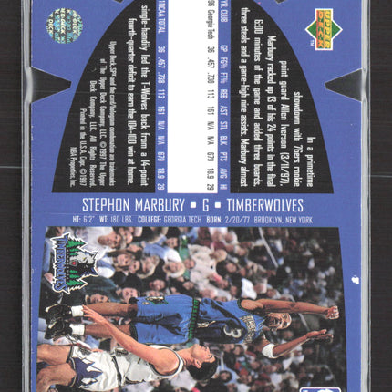 1997 Upper Deck SPx Stephon Marbury #SPX30