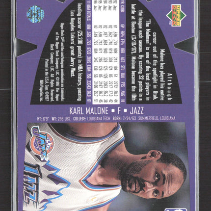 1997 Upper Deck SPx Karl Malone #SPX46