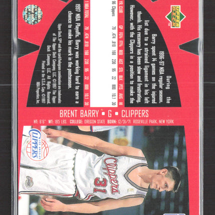 1996 Upper Deck SPx Brent Barry #SPX20