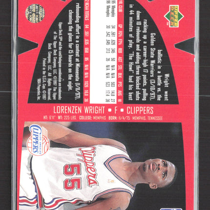 1997 Upper Deck SPx Lorenzen Wright #SPX21