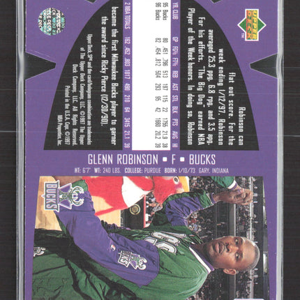 1997 Upper Deck SPx Glenn Robinson #SPX28