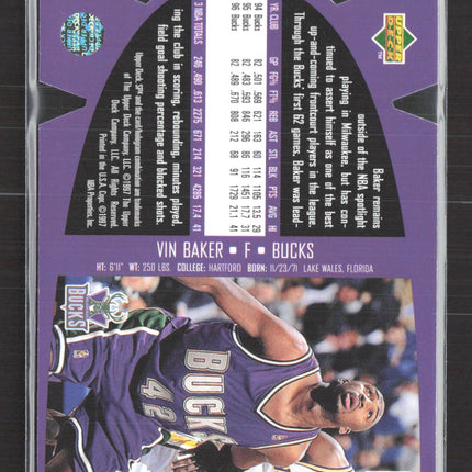 1997 Upper Deck SPx Vin Baker #SPX27