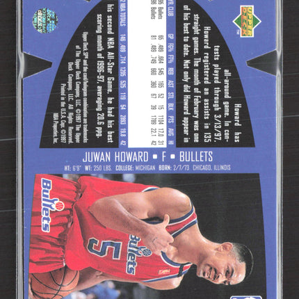 1997 Upper Deck SPx Juwan Howard #SPX50
