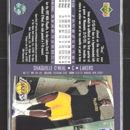 1997 Upper Deck SPx Shaquille O'Neal #SPX24