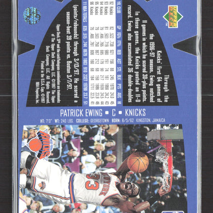 1996 Upper Deck SPx Patrick Ewing #SPX32