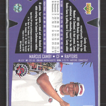 1997 Upper Deck SPx Marcus Camby #SPX44