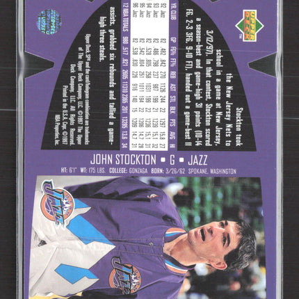 1997 Upper Deck SPx John Stockton #SPX47