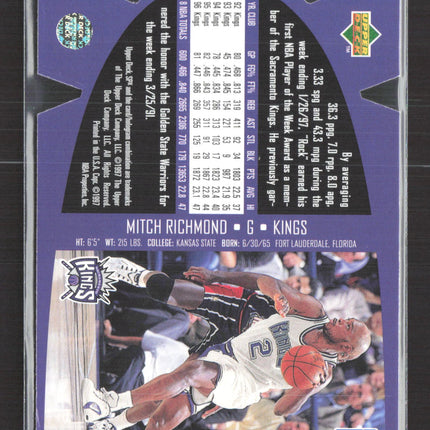 1997 Upper Deck SPx Mitch Richmond #SPX40