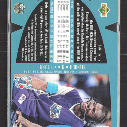 1997 Upper Deck SPx Tony Delk #SPX4