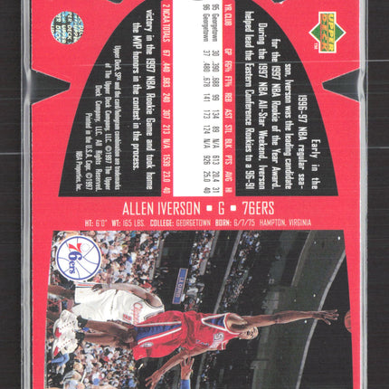 1996 Upper Deck SPx Allen Iverson #SPX35