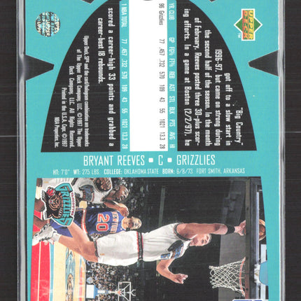 1996 Upper Deck SPx Bryant Reeves #SPX49