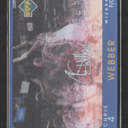 1997 Upper Deck Diamond Vision Chris Webber #S29