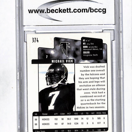 2001 Upper Deck Victory Michael Vick #374