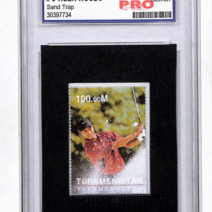 1997 Turkmenistan Stamp Tiger Woods #3