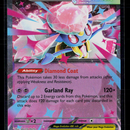 Pokemon 2025 Mega Evolution – Phantasmal Flames Mega Diancie EX #41/94