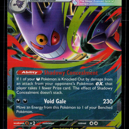 Pokemon 2025 Mega Evolution – Phantasmal Flames Mega Gengar EX UR #56/94