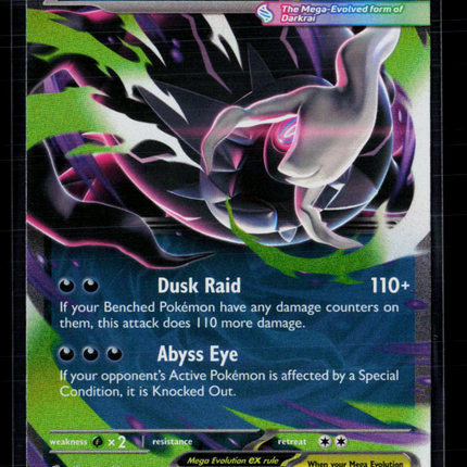 Pokemon Pitch Black Mega Darkrai EX #48/84