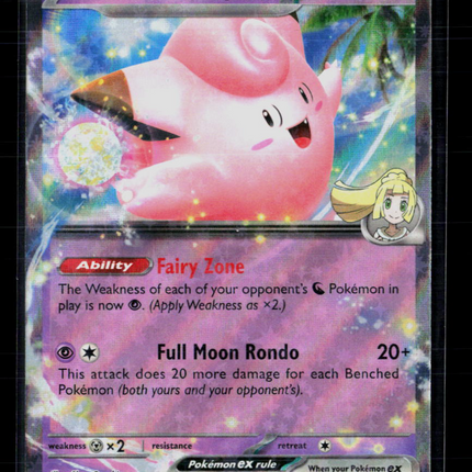 Pokemon 2026 Mega Evolution – Ascended Heroes Lillie's Clefairy EX RR #76/217