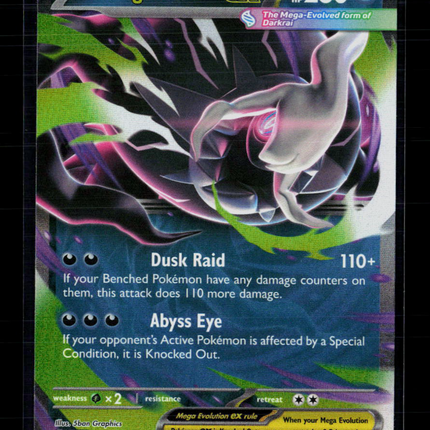 Pokemon 2026 Pitch Black Mega Darkrai EX #48/84