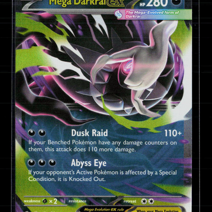 Pokemon 2026 Pitch Black Mega Darkrai EX RR #48/84