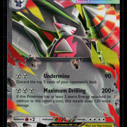 Pokemon 2026 Pitch Black Mega Excadrill EX #65/84