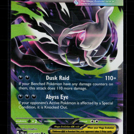 Pokemon 2026 Pitch Black Mega Darkrai EX RR #48/84