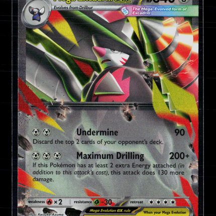 Pokemon 2026 Pitch Black Mega Excadrill EX RR #65/84