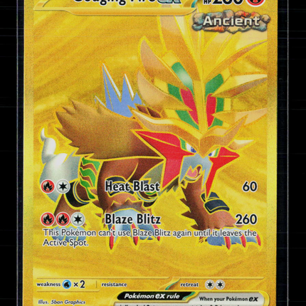 Pokemon 2024 Temporal Forces Gouging Fire EX UR HR #214/162