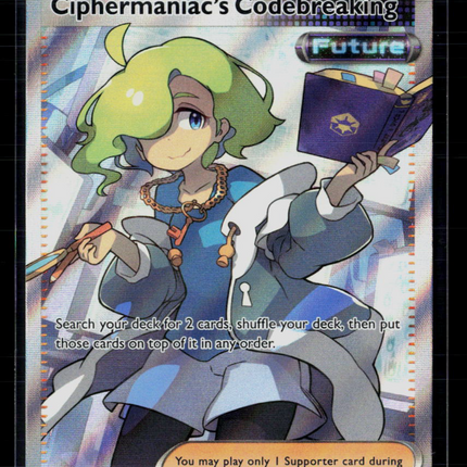 Pokemon 2024 Temporal Forces Ciphermaniac's Codebreaking UR FA #198/162