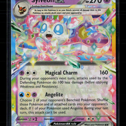 Pokemon 2025 Prismatic Evolutions Sylveon EX RR #41/131