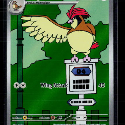 Pokemon 2023 Obsidian Flames Pidgeotto #208/197