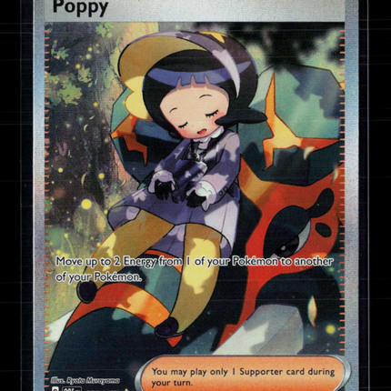 Pokemon 2023 Obsidian Flames Poppy FA SAR #227/197