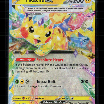 Pokemon 2024 Surging Sparks Pikachu EX RR #57/191