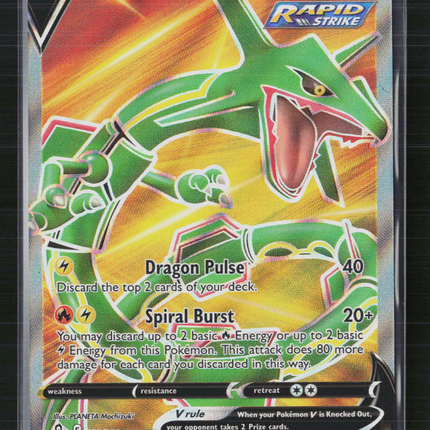 Pokemon 2021 Evolving Skies Rayquaza V FA #193/203