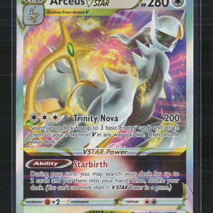 Pokemon 2020 Sword & Shield Arceus VSTAR #SWSH307